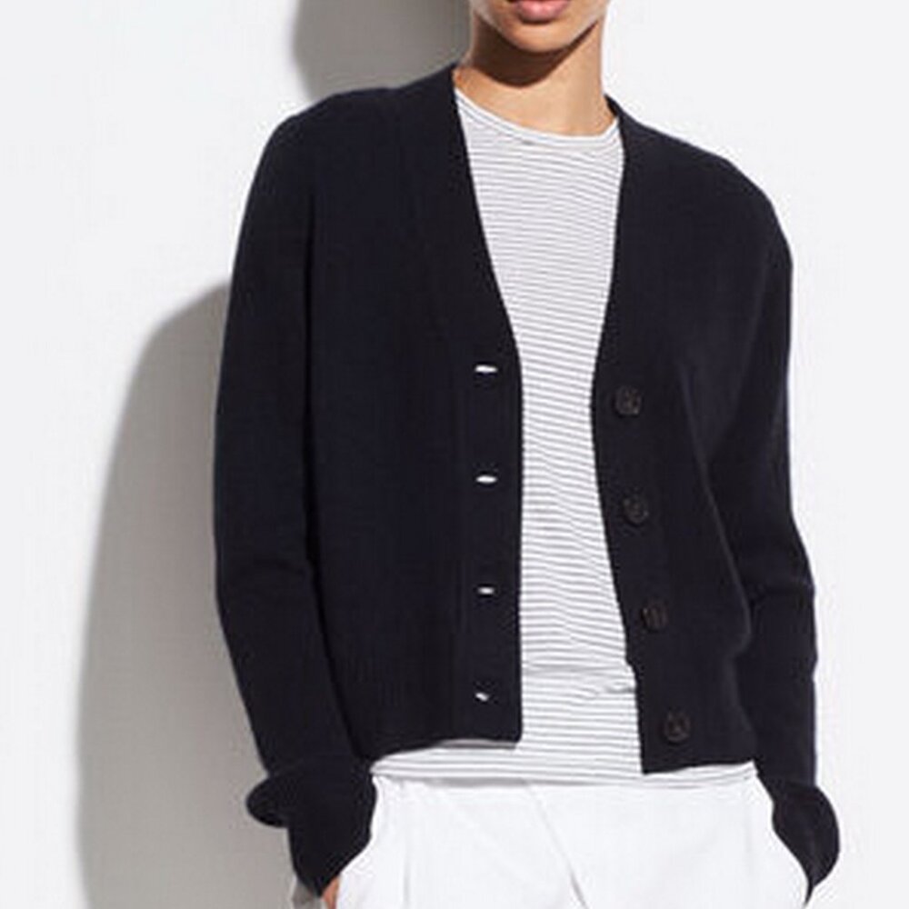 NWT VINCE Button Cashmere Cardigan Sweater - Office to Weekend